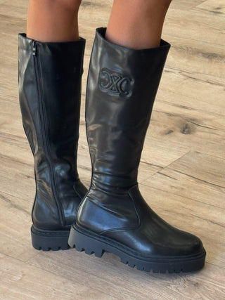 Axel Chunky Platform Boots | Black | FINAL SALE
