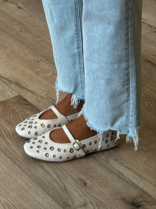Midsummer Mary Jane Flats | Ivory