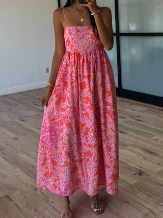 Tiger Lily Floral Maxi Dress