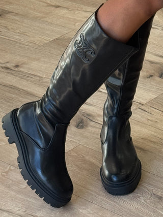 Axel Chunky Platform Boots | Black | FINAL SALE