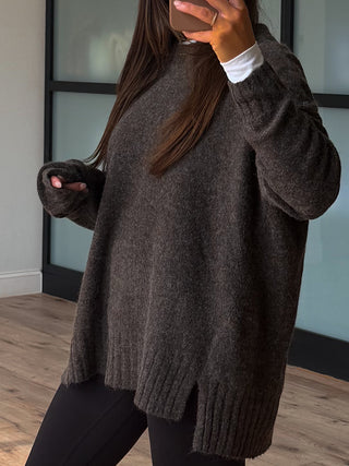 Classic Crew Sweater | Cocoa