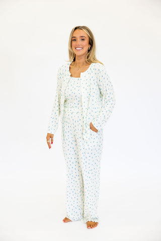 Bamboo Pointelle Women's Cardigan | Ivory | +Plus Available