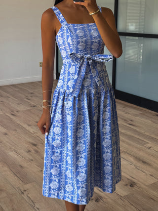 Forget-Me-Not Midi Dress