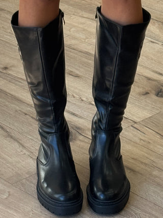 Axel Chunky Platform Boots | Black | FINAL SALE