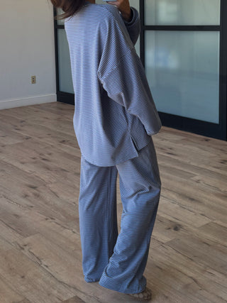 Just Lounging Brush Knit Pants | Lagoon