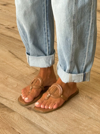 Townes Emblem Sandal | Tan