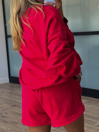 Streetside Lounge Shorts | Cherry