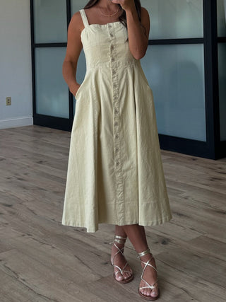 Saltwash Midi Dress | Natural