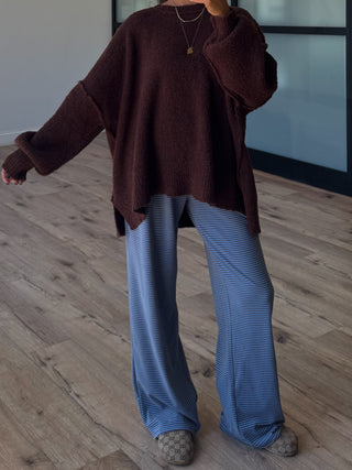 Just Lounging Brush Knit Pants | Lagoon