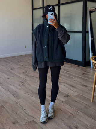 Movement Mock Neck Pullover | Black