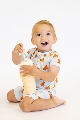 Sugar Cone Short Romper | Tiny Talulah | FINAL SALE