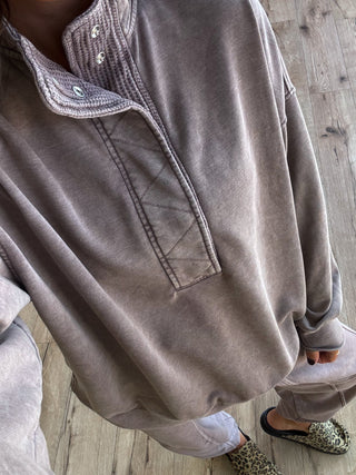Movement Mock Neck Pullover | Mocha