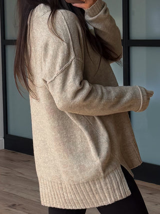 Classic Crew Sweater | Oat