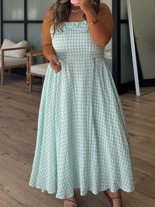 Sherrie Gingham Midi Dress