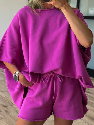 Worn Well Oversized Top | Orchid | RESTOCK