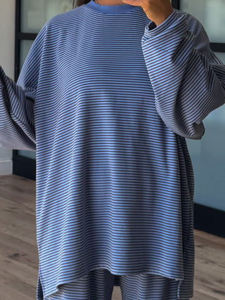 Just Lounging Knit Pullover | Lagoon