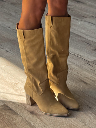 Eastwick Mid-Knee Boot | Camel