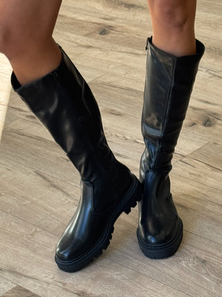 Axel Chunky Platform Boots | Black | FINAL SALE