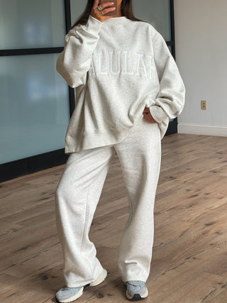 "TALULAH" Mock Neck Sweatshirt | Grey | +Plus Available