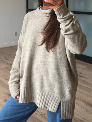 Classic Crew Sweater | Oat