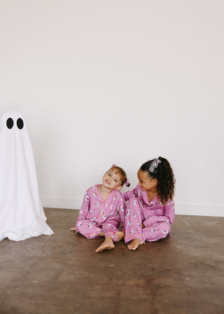 Kids Ghoulie Girl Buttoned Set | Tiny Talulah