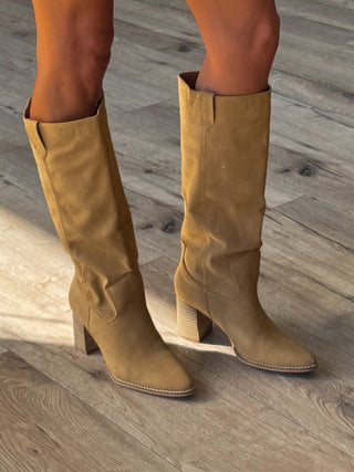 Eastwick Mid-Knee Boot | Camel