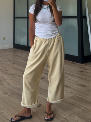 Serene Barrel Lounge Pants | Sand
