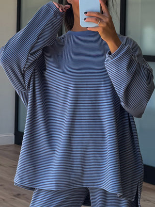 Just Lounging Knit Pullover | Lagoon