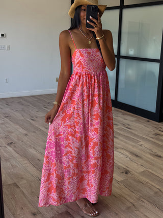 Tiger Lily Floral Maxi Dress