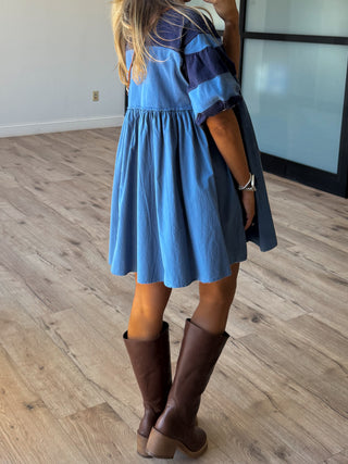 Fade Out Tiered Dress