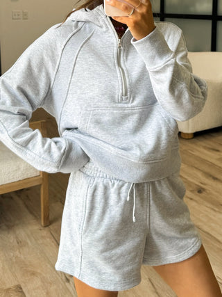 Streetside Lounge Shorts | Heather Grey