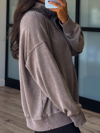 Movement Mock Neck Pullover | Mocha