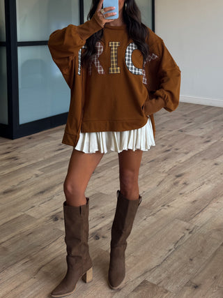 "TRICK" Patches Pullover