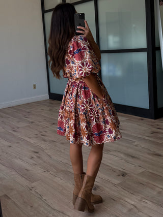 Camellia Belted Dress | Amberwood