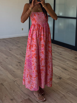 Tiger Lily Floral Maxi Dress