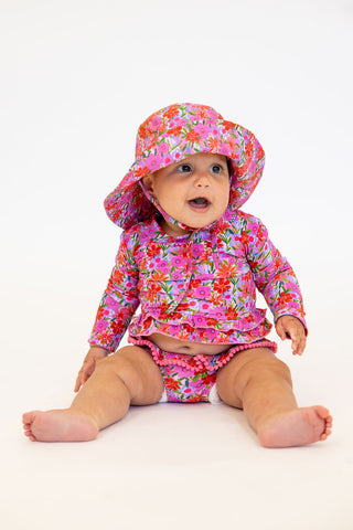 Wild Poppy Rash Guard | Tiny Talulah | FINAL SALE