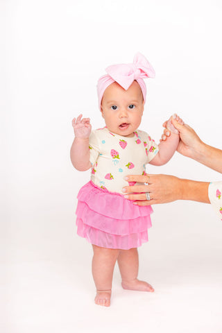 Infant Berries + Bows Twirl Bodysuit | Tiny Talulah | FINAL SALE