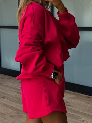 Streetside Lounge Shorts | Cherry