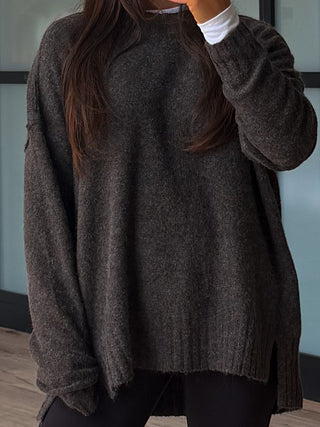 Classic Crew Sweater | Cocoa