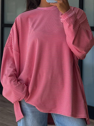 Just Lounging Knit Pullover | Cherry Blossom