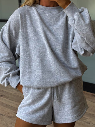 Streetside Lounge Shorts | Heather Grey