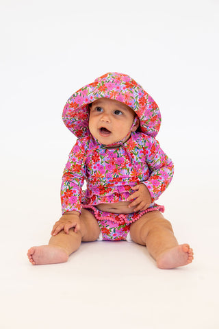 Wild Poppy Rash Guard | Tiny Talulah | FINAL SALE
