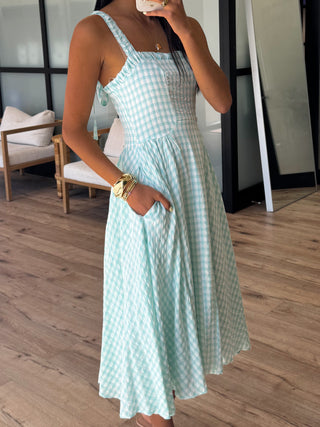 Sherrie Gingham Midi Dress