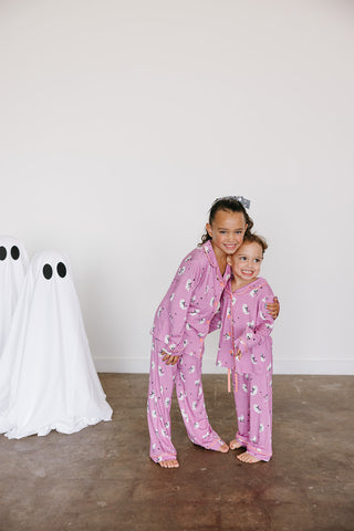 Kids Ghoulie Girl Buttoned Set | Tiny Talulah