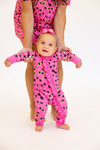 Bright + Sunny Ruffle Zippy | Tiny Talulah | FINAL SALE