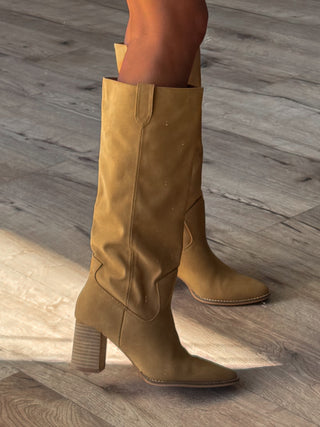 Eastwick Mid-Knee Boot | Camel