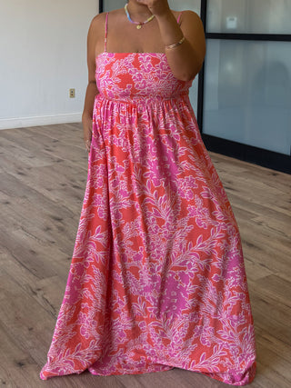 Tiger Lily Floral Maxi Dress