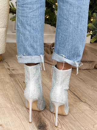Secret Soiree Rhinestone Booties | FINAL SALE