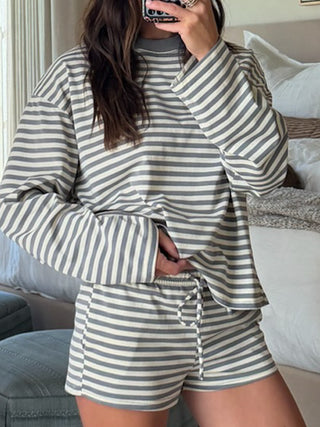 Off The Scene Ribbed Long Sleeve | Oat Stone