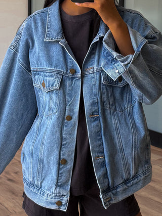 Throw On + Go Denim Jacket | Denim | RESTOCK